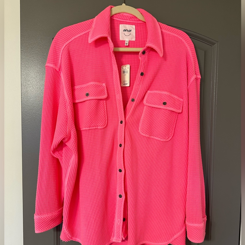 Aerie Lumberjane Waffle Shirt NWT